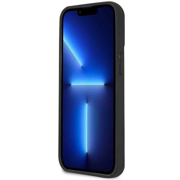 Etui Karl Lagerfeld KLHCP14LKH3DBK na iPhone 14 Pro 6,1" pevné puzdro 3D Rubber Karl`s Head